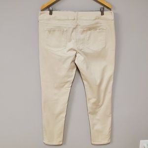 light khaki skinny jeans